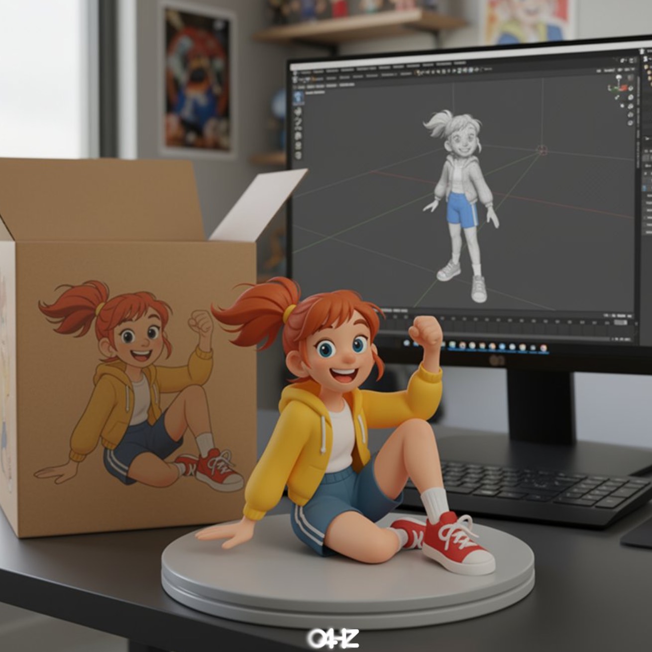 Case C: 3D Figurine